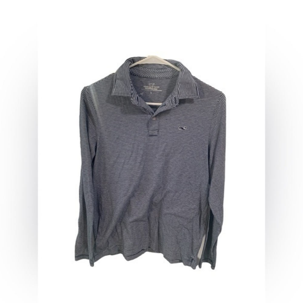 Vineyard Vines Ladies Edgarton Polo Long Sleeve Size Large